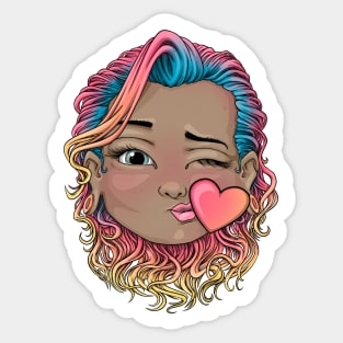 Reva Prisma kiss emoji Sticker